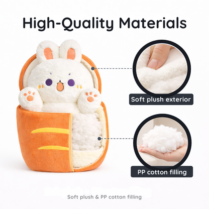 Carrot Bunny Plush Toy