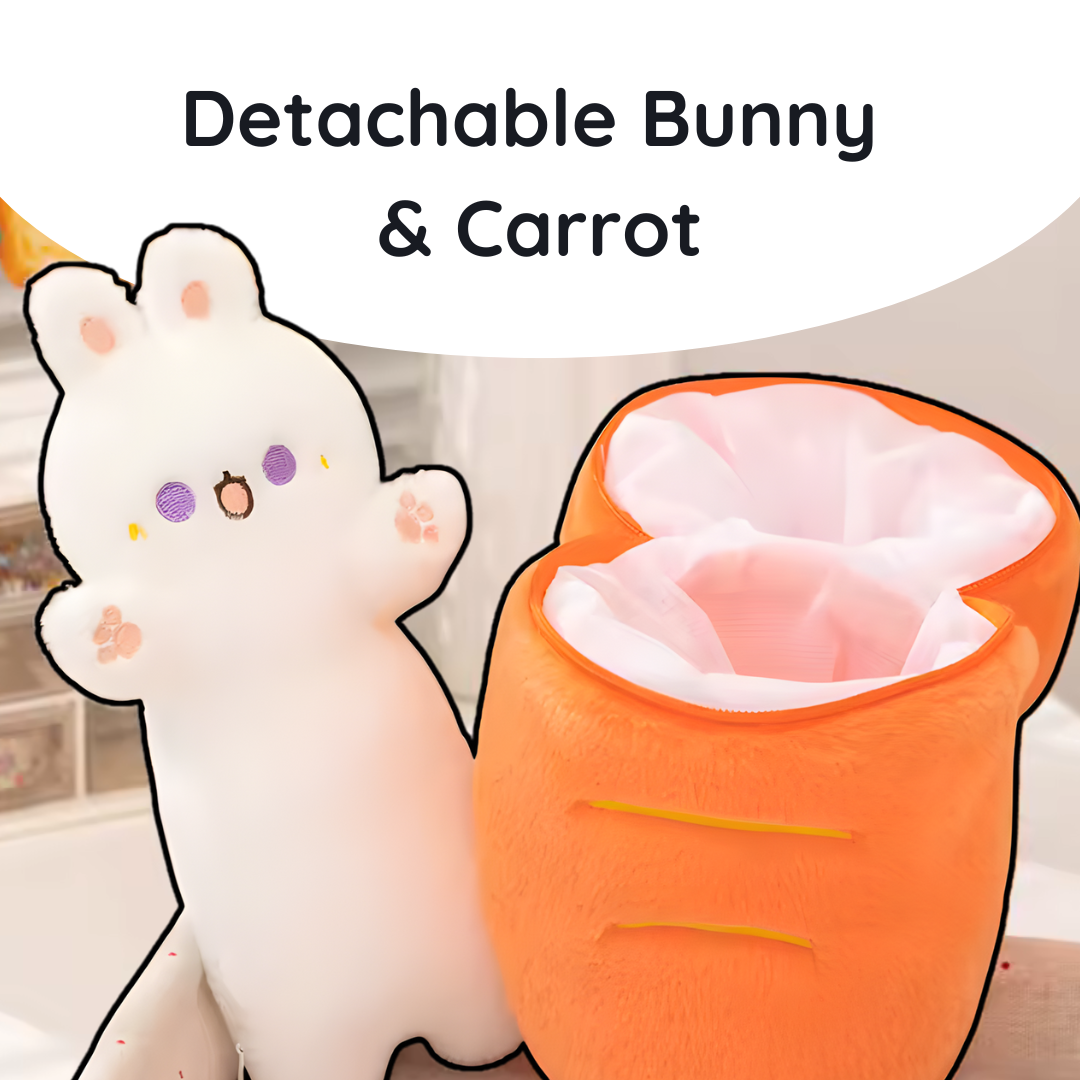 Carrot Bunny Plush Toy