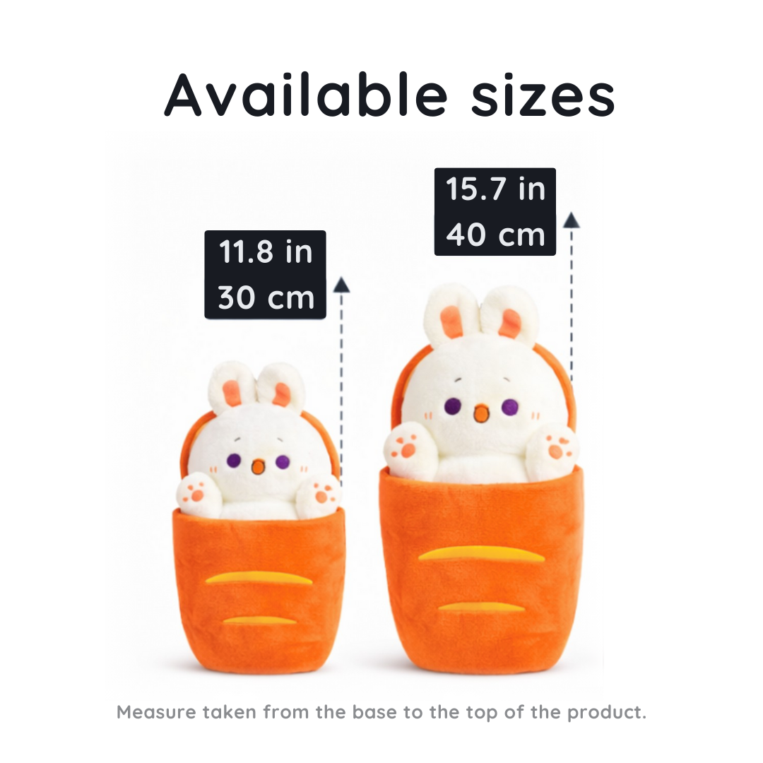 Carrot Bunny Plush Toy